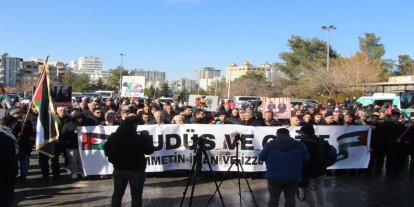 Mardin’de "Dünya Kudüs Haftası" basın açıklaması düzenledi