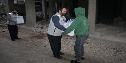 Umut Kervanı'ndan Suriye'de insani yardım seferberliği