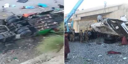 Pakistan'da feci kaza: 24 ölü, 45 yaralı