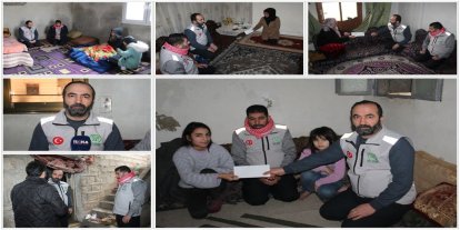 Umut Kervanı Afrin'de savaş mağdurlarına nakdi yardım ulaştırdı