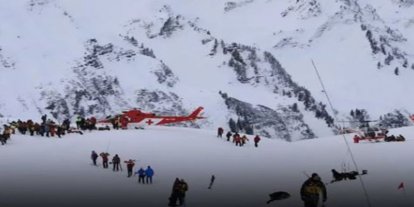 Avusturya'da çığ altında kalan 8 kişi öldü