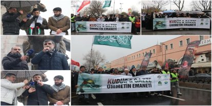 STK'lardan "Kudüs ve Gazze" yürüyüşü