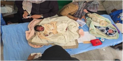 Fırtına Gazze Limanı’ndaki çadırları yerle bir etti