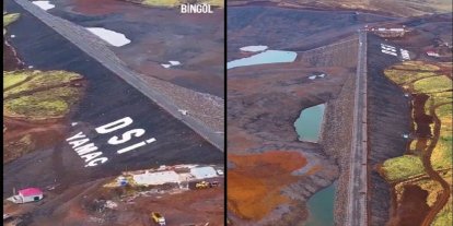 Bingöl’de Yamaç Barajı’nda su tutulmaya başlandı