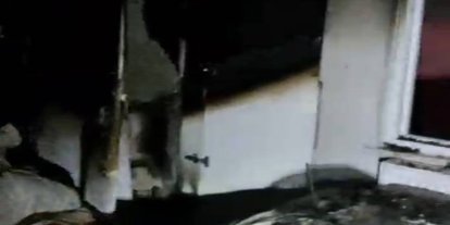 Batman'da ev yangınında maddi hasar oluştu