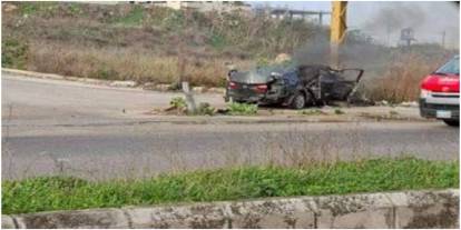 İşgal rejimi Lübnan’ın güneyinde bir araca saldırı düzenlerdi