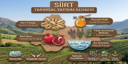 Siirt tarımsal yatırım rehberi yayımlandı