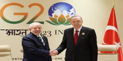 Cumhurbaşkanı Erdoğan, Brezilya Devlet Başkanı'yla görüştü