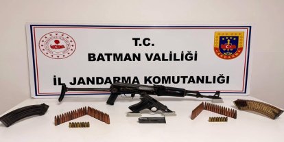 Batman'da silah ve mühimmat operasyonu: 1 kişi tutuklandı