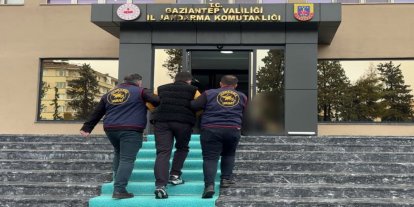 Gaziantep'te 25 yıl hapis cezası bulunan şahıs yakalandı