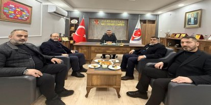 HÜDA PAR heyetinden medya kuruluşlarına ziyaret