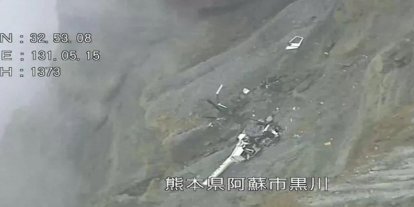 Japonya'da kaybolan helikopterin enkazı bulundu