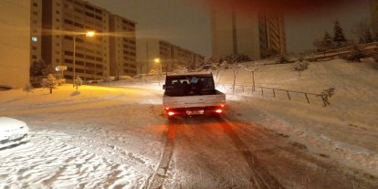 Battalgazi'de kar seferberliği