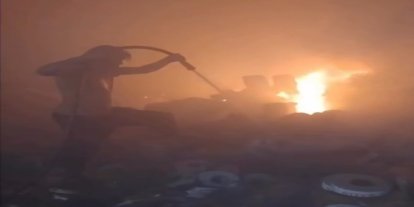 Adana'da alüminyum fabrikasında yangın