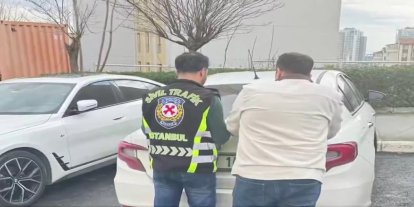 Yol kesip saldıran sürücü yakalanarak işlem yapıldı