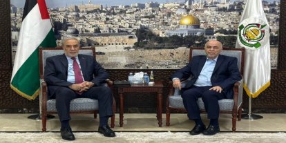 Bakan Yardımcısı Kulaklıkaya HAMAS Şura Meclisi Başkanı Derviş ile görüştü