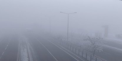 Diyarbakır’da yoğun sis etkisini sürdürüyor: Uçuşlar iptal edildi