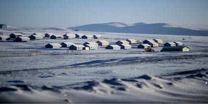Ocak ayında Moğolistan'da 13 kişi donarak öldü