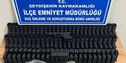 Konya Seydişehir’de kaçak silah operasyonu