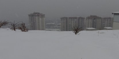 Malatya'da kar yağışı bir aydır aralıklarla devam ediyor