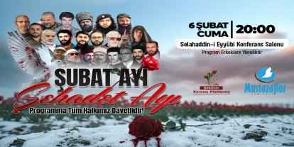 Diyarbakır'da "Şehadet Gecesi" programına davet