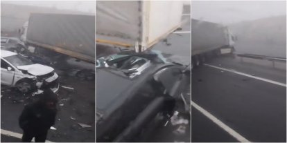 Gaziantep'te zincirleme kaza: 2 ölü, çok sayıda yaralı