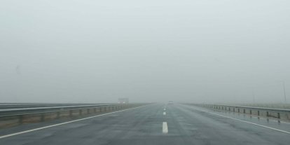 Şanlıurfa’da havalimanı çevresinde sis etkili oldu