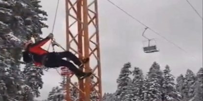 Uludağ’da telesiyej arızası: Mahsur kalan 51 kişi kurtarıldı