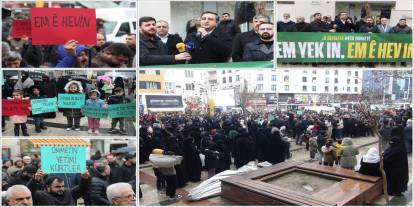 HÜDA PAR Suriye'deki savaş mağduru Kürtler için meydanlara indi