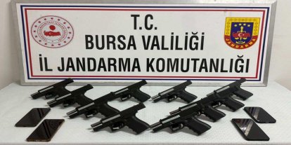 Bursa'da ruhsatsız silah operasyonu: 4 tutuklama