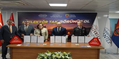 Gaziantep'te trafik güvenliği için 10 bin reflektör dağıtılacak