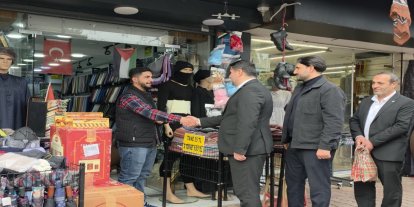 HÜDA PAR Antalya İl Başkanlığından esnafa "Beraat" ziyareti