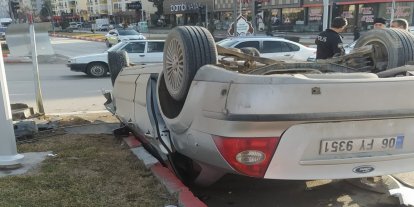 Malatya'da iki otomobil çarpıştı: 5 yaralı