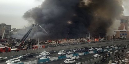 İran'da çarşıdan alevler yükseldi: 200 dükkân küle döndü