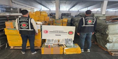 Mersin gümrüğünde kaçakçılık operasyonu