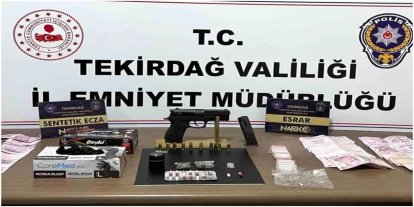 Tekirdağ’da narkotik operasyonu: 11 ilçede 195 şüpheliye adli işlem
