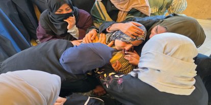 Dünkü siyonist saldırıda 8'i çocuk, biri sağlık görevlisi 24 Filistinli katledildi