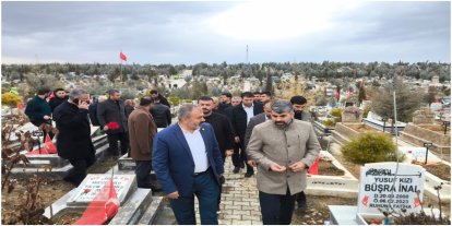 HÜDA PAR Milletvekili Dinç, Malatya’da deprem yıl dönümü nedeniyle ziyaretlerde bulundu