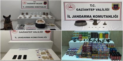 Gaziantep’te uyuşturucu ve kaçakçılık operasyonları: 165 kişi yakalandı
