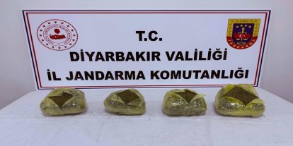 Diyarbakır’da 3 kilogram uyuşturucu madde ele geçirildi