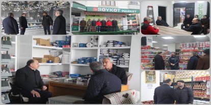 HÜDA PAR Bingöl İl Başkanlığı İnallı Mahallesi esnafını ziyaret etti