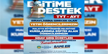 AYT ve TYT sınav ücretleri Büyükşehir Belediyesinden