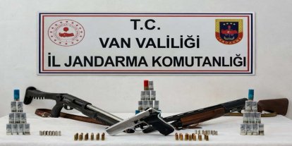 Van’da ruhsatsız silah operasyonu: 1 gözaltı