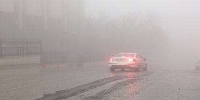 Mardin’de yoğun sis: Görüş mesafesi 10 metreye düştü