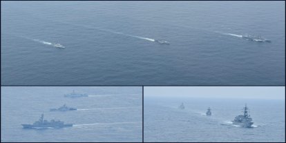 Andaman Denizi’nde güç gösterisi: Üç ülkeden ortak operasyon eğitimi