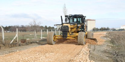 Malatya'da yol bakım çalışmaları sürüyor