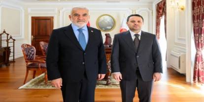 HÜDA PAR Genel Başkanı Yapıcıoğlu’ndan Adalet Bakanı Gürlek’e hayırlı olsun ziyareti