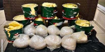 Batman'da 45 kilogram metamfetamin ele geçirildi