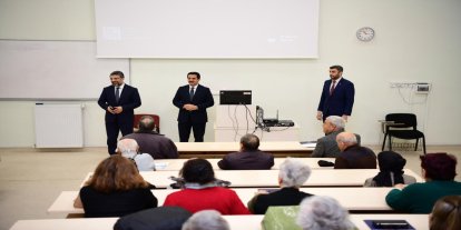 Battalgazi Belediye Başkanı Bayram Taşkın'dan Tazelenme Üniversitesi öğrencilerine ziyaret