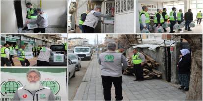 Umut Kervanı, Batman'da 4 bin aile için gıda kolisi dağıtımına başladı